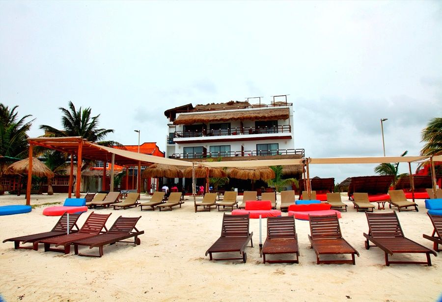 Quinto Sole Hotel Mahahual Ngoại thất bức ảnh